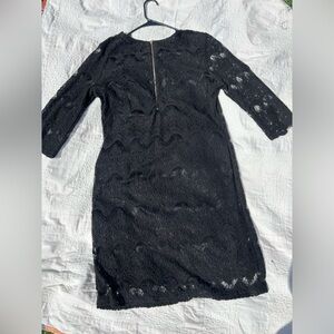 Women’s XL black lace dress